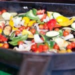 Vegetarisches Catering bzw. unser mediterranes Grillgemüse